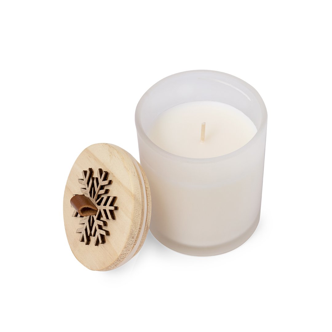 Vela aromática navideña Lilnax · Vainilla