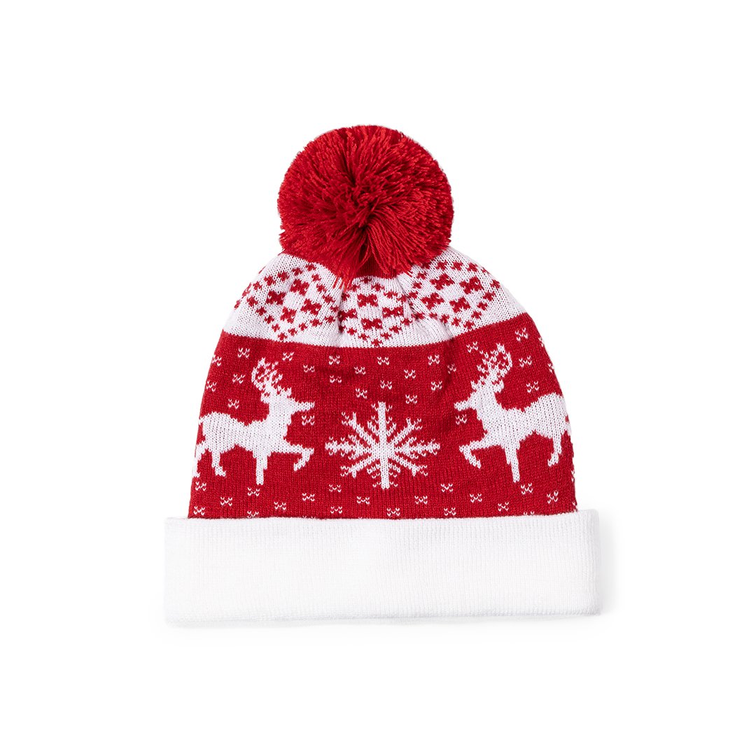 Gorro navideño Elenix con pompón