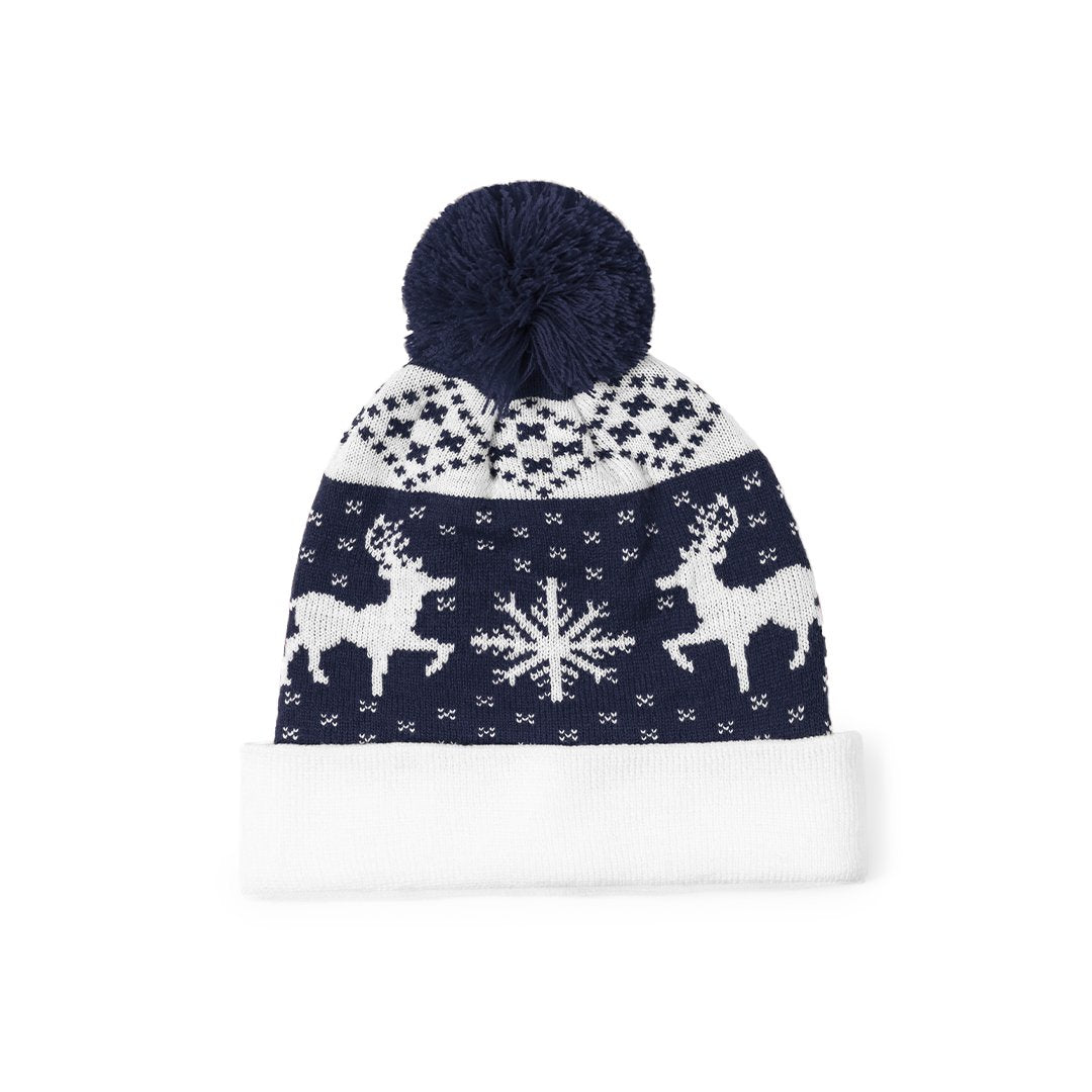 Gorro navideño Elenix con pompón