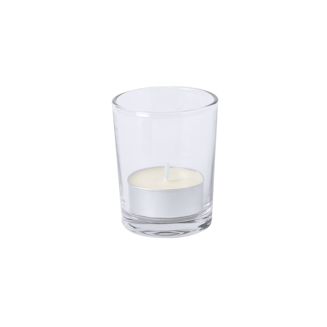 Vela aromática navideña Keylax con caja de madera