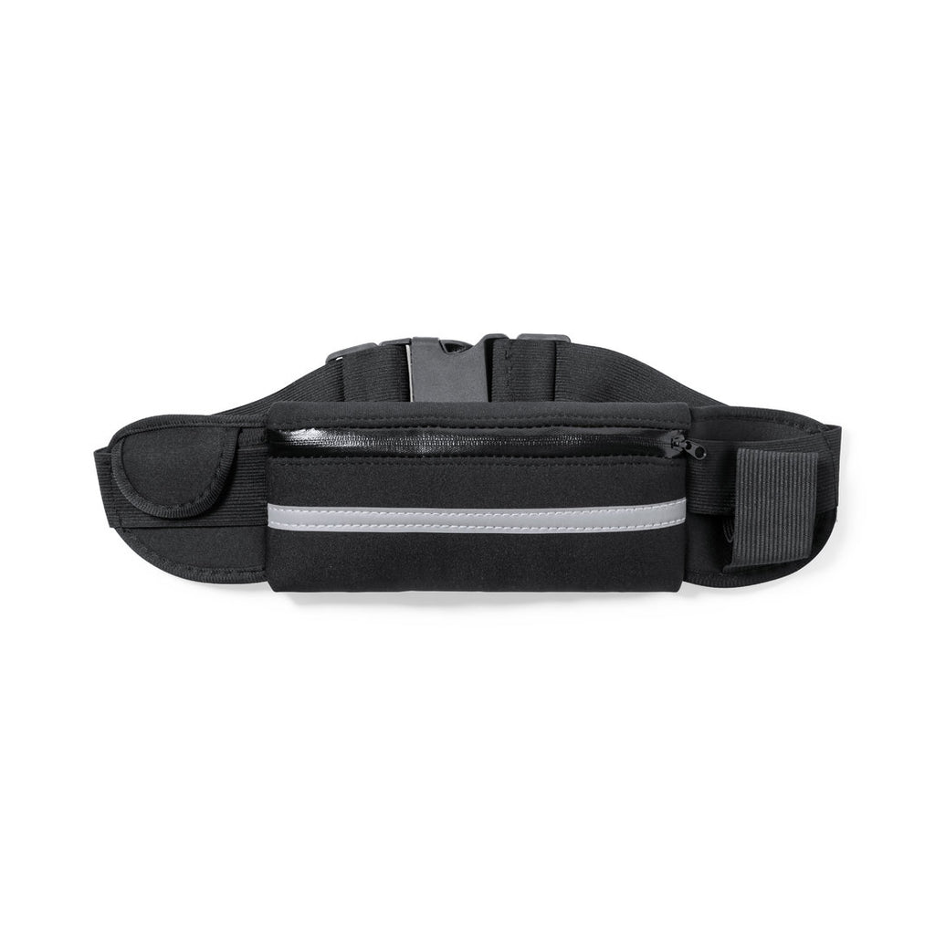 Riñonera de running reflectante con portabidón Basset
