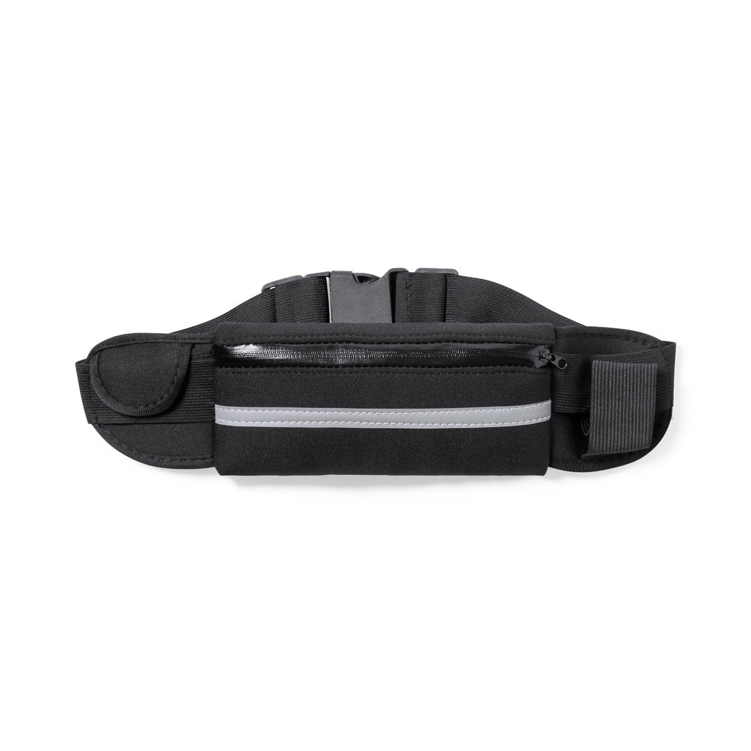 Riñonera de running reflectante con portabidón Basset