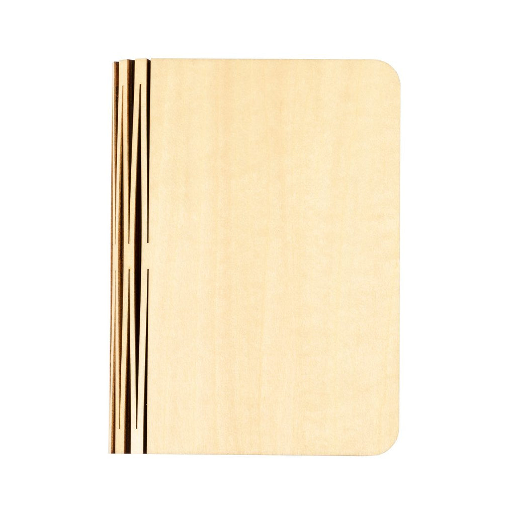 Lámpara libro LED de madera Joneson