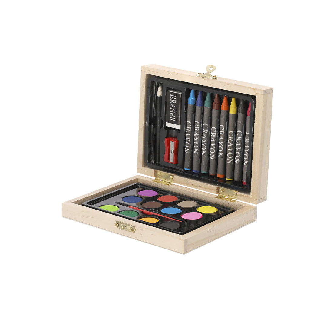 Estuche de madera para colorear 24 piezas Lidner