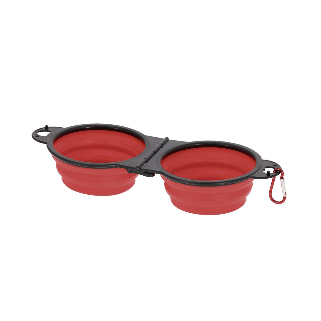 Bowl plegable doble para mascotas Malking