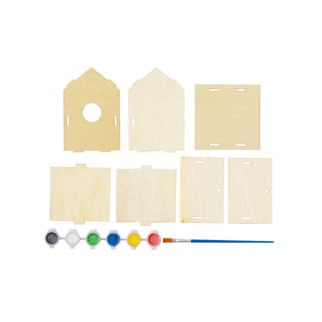 Caseta para pájaros para pintar Spydel