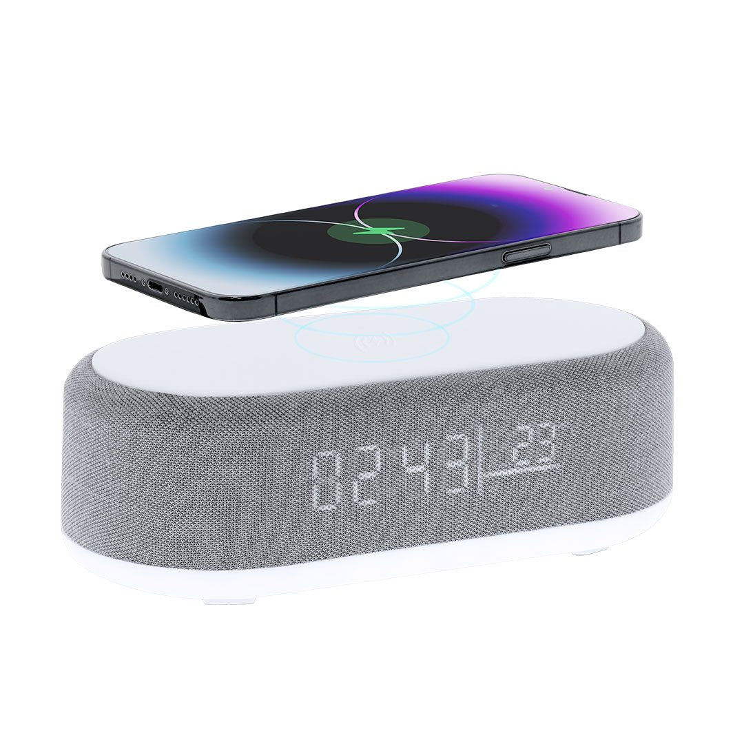 Reloj despertador 5 en 1 con cargador Quinn