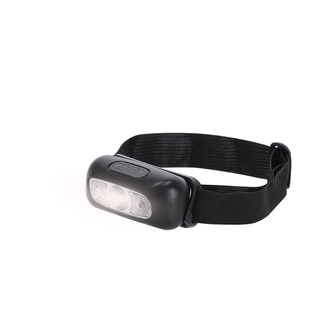Linterna frontal recargable con sensor Cenox