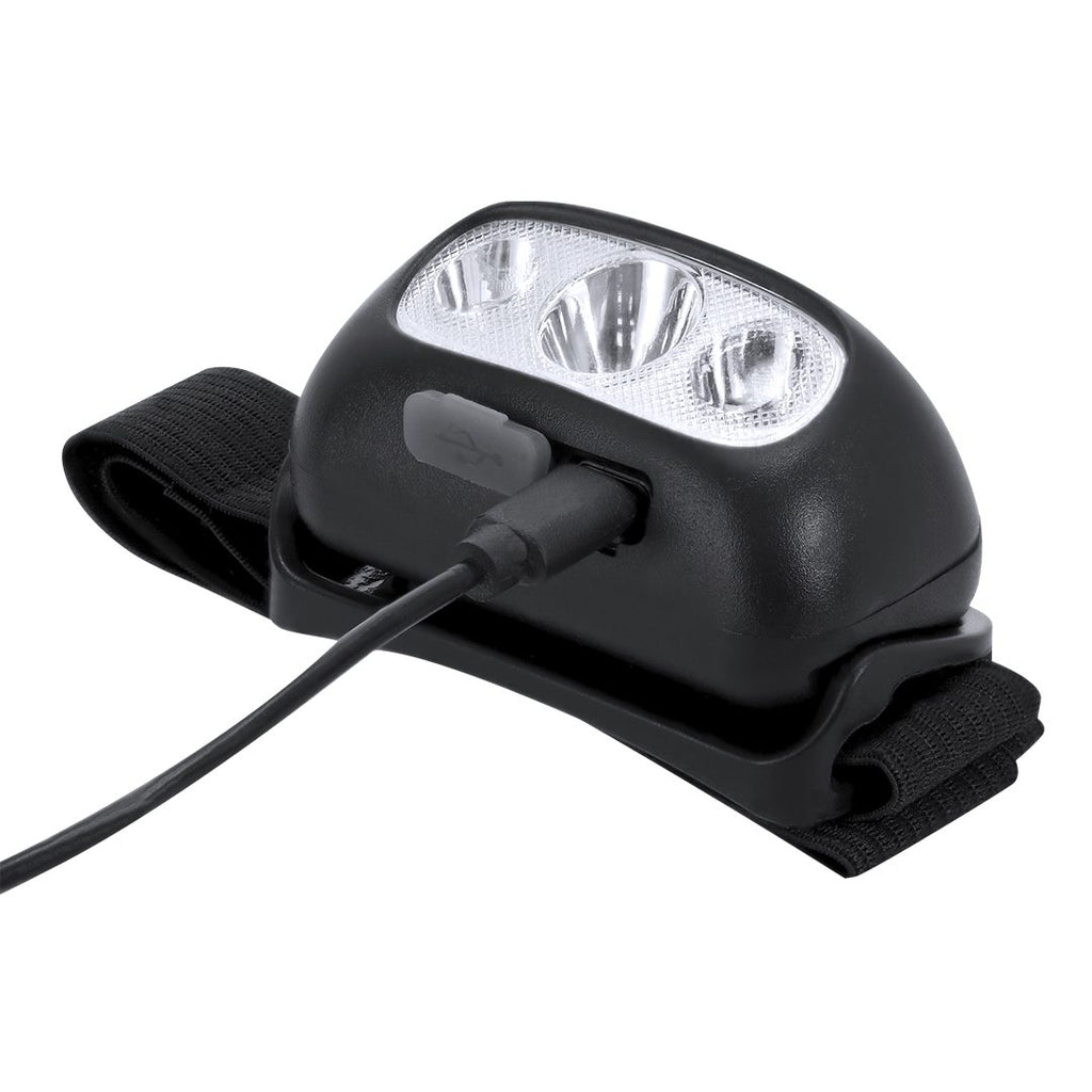 Linterna frontal recargable con sensor Cenox