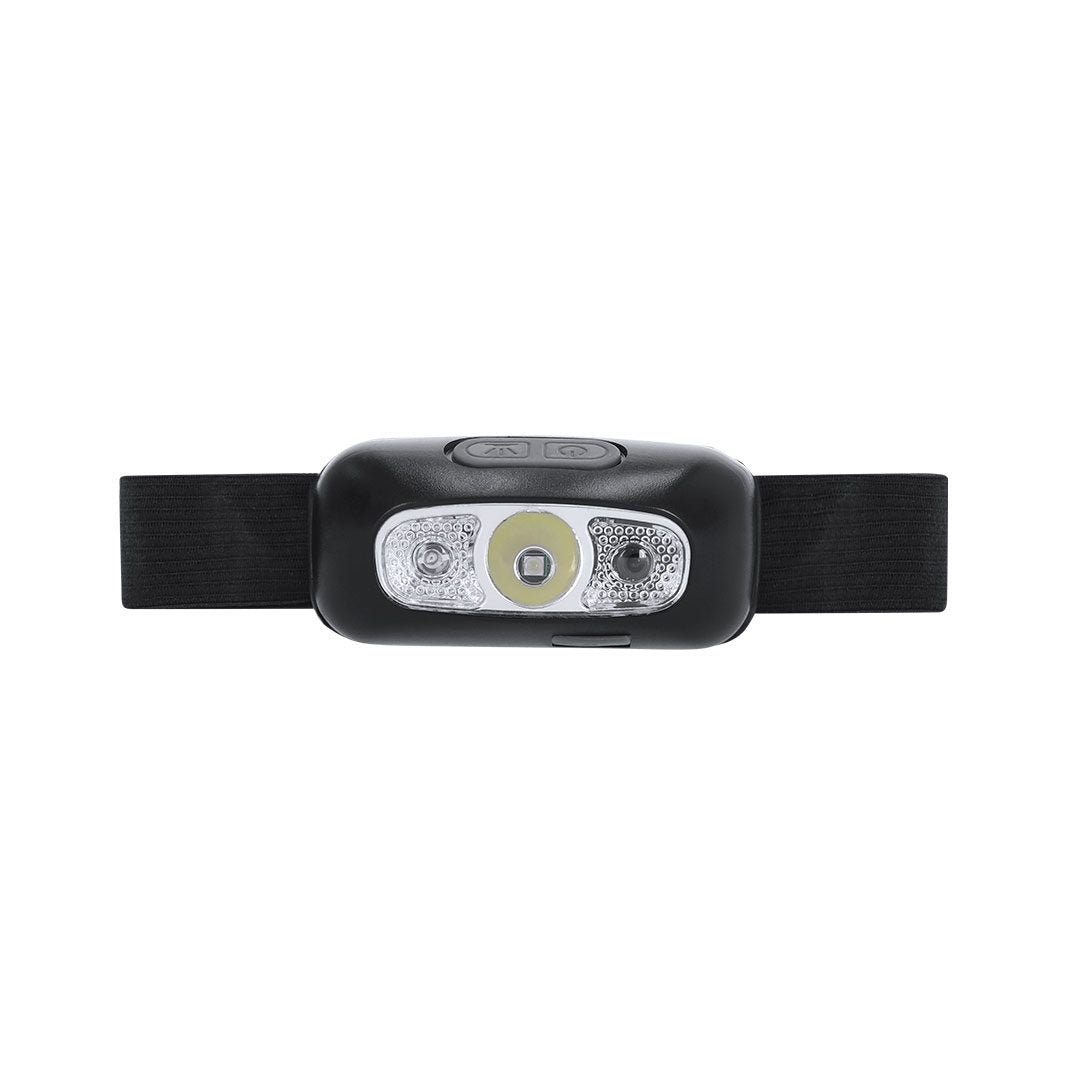 Linterna frontal recargable con sensor Cenox
