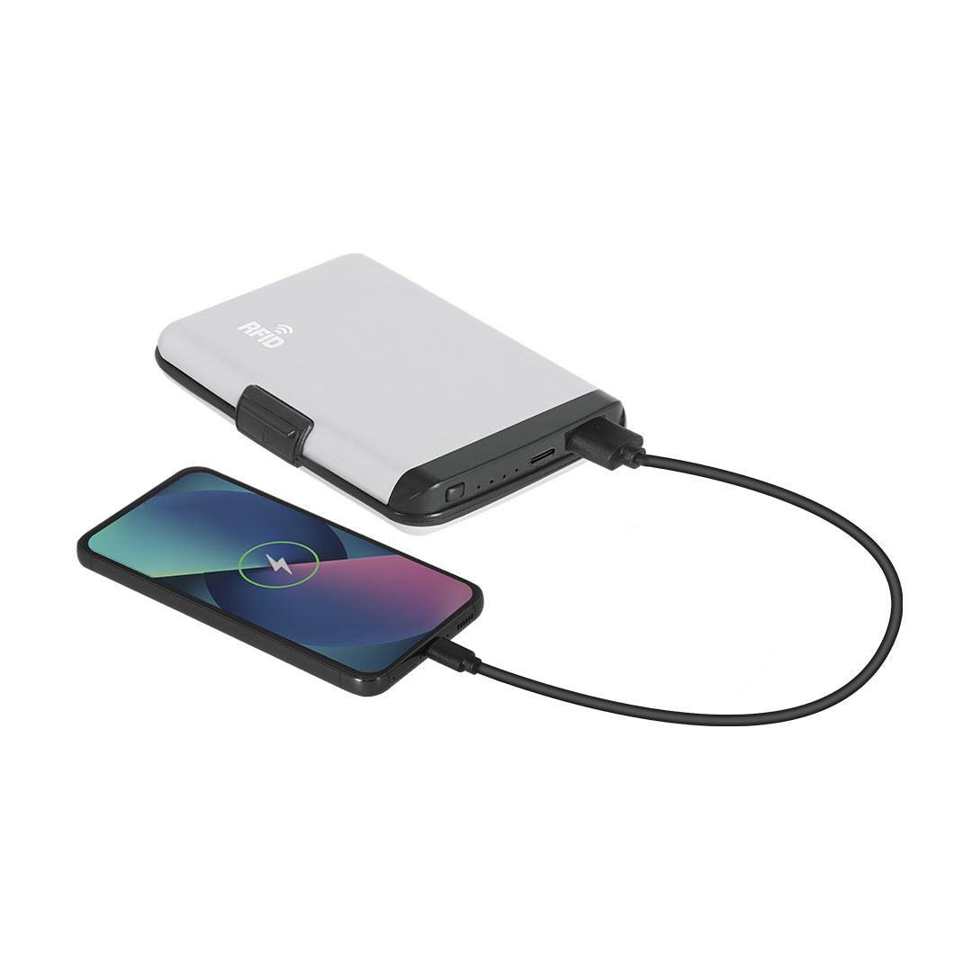 Tarjetero con power bank Chefler