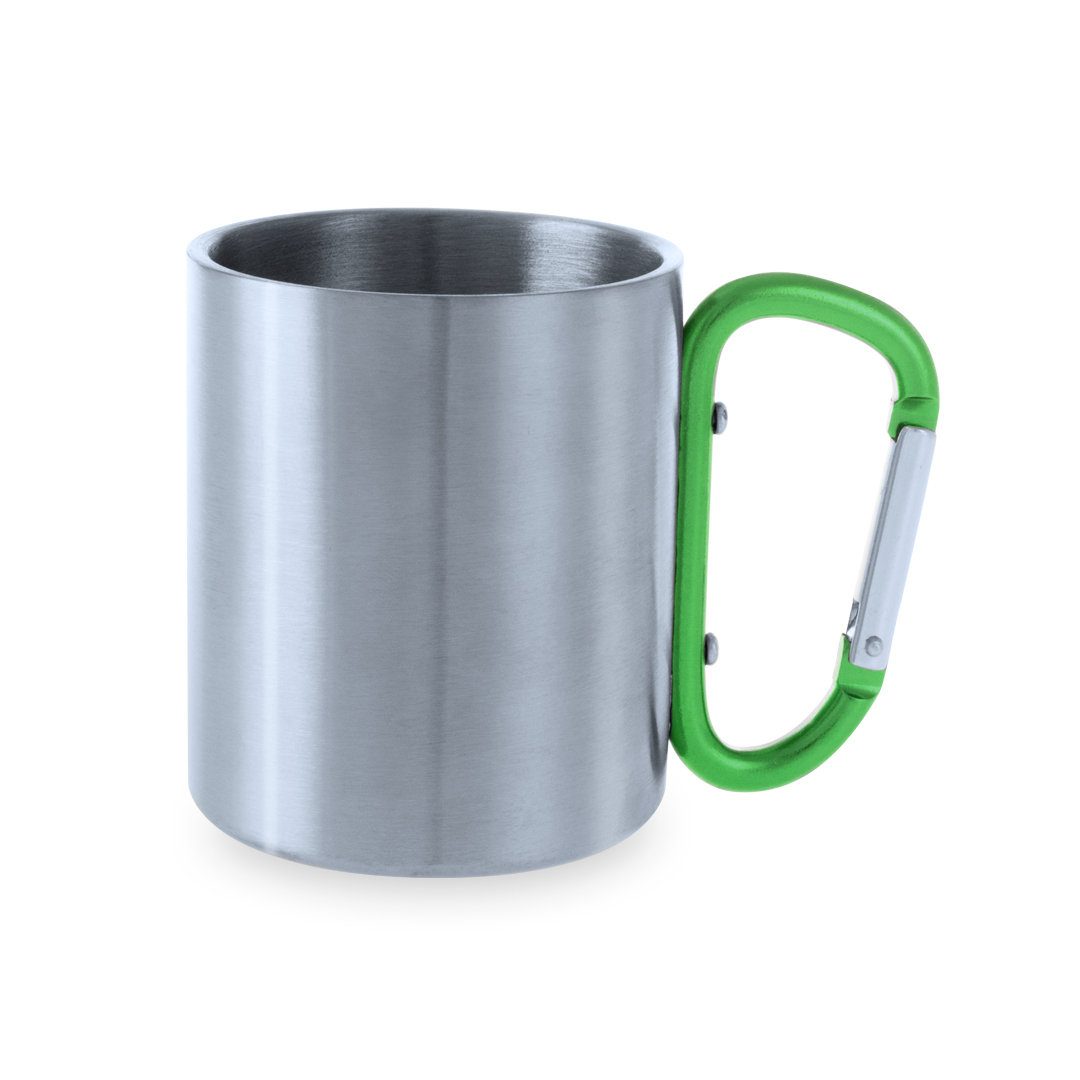 Taza de acero inox con mosquetón Bastic