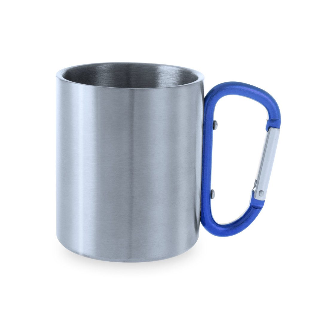 Taza de acero inox con mosquetón Bastic