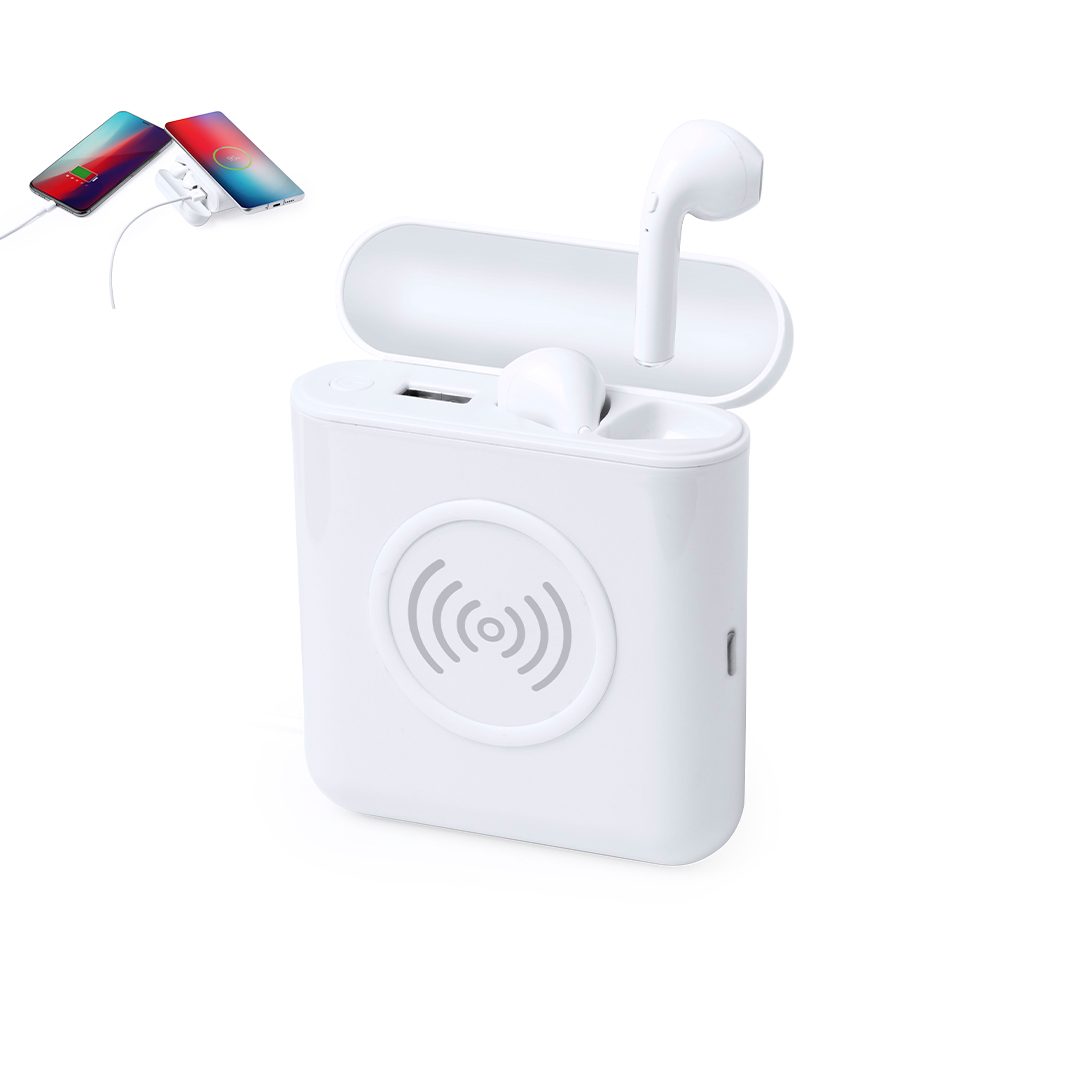 Auriculares Bluetooth con power bank Molik