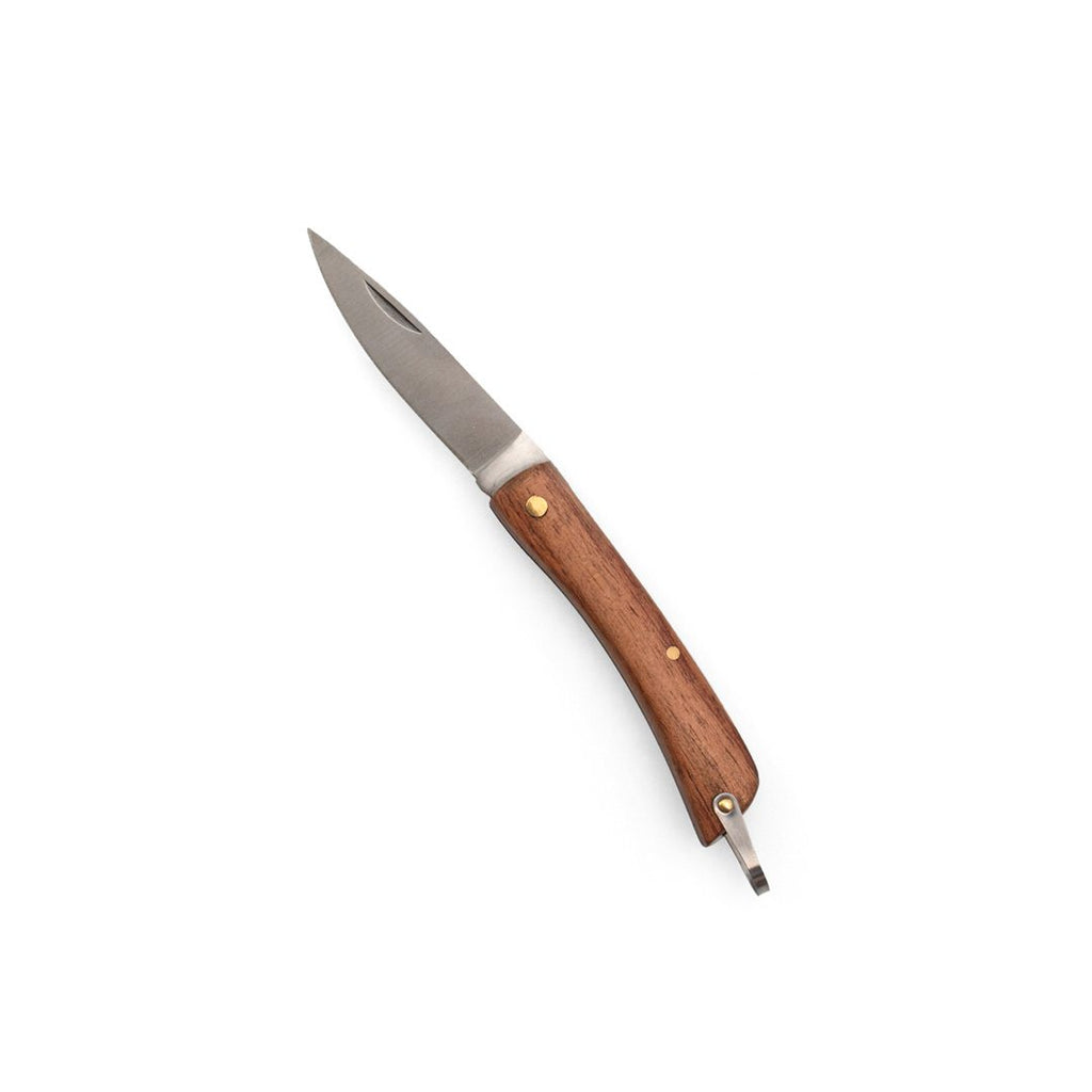Navaja con mango de madera