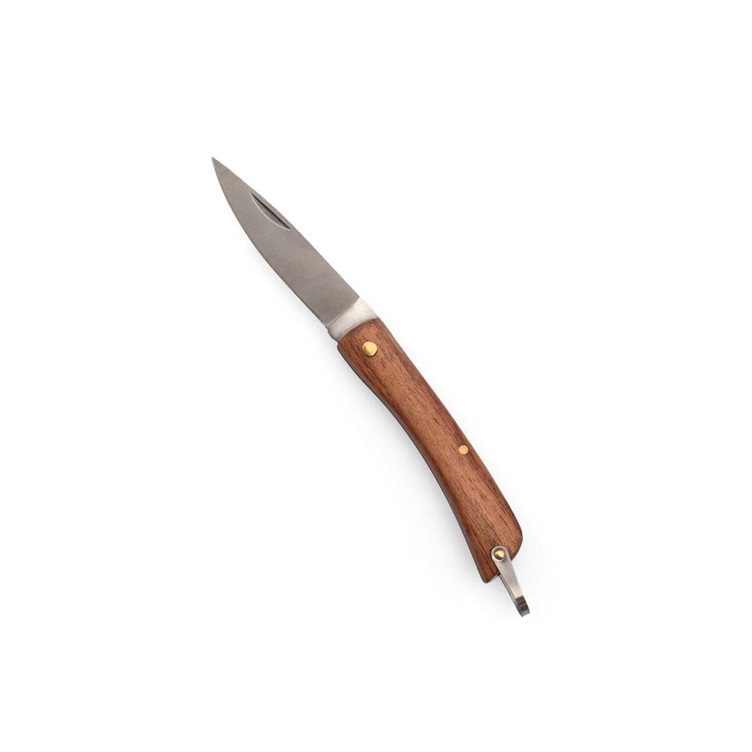 Navaja con mango de madera